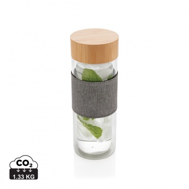 Logotrade advertising product picture of: Impact double wall borosilicate glass bottle