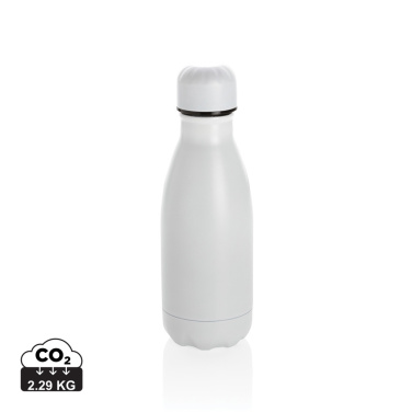Logo trade promotional merchandise photo of: Solid colour vacuum stainless steel bottle 260ml