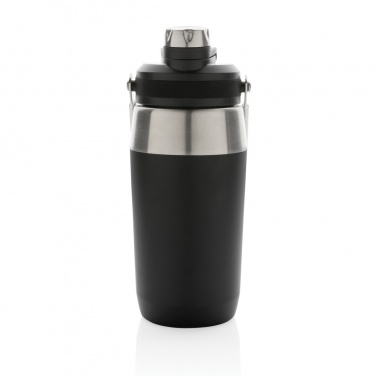 Logo trade business gifts image of: Vacuum stainless steel dual function lid bottle 500ml