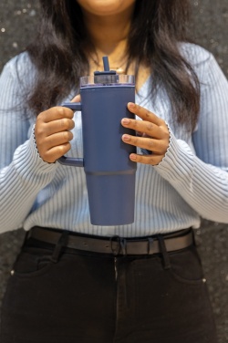 Logo trade promotional gift photo of: Tana RCS plastic tumbler with handle 900ml