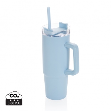 Logotrade promotional gift image of: Tana RCS plastic tumbler with handle 900ml