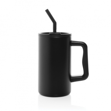 Logo trade corporate gifts image of: Cube RCS certified recycled steel mug 800ml