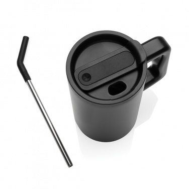 Logotrade business gifts photo of: Cube RCS certified recycled steel mug 800ml