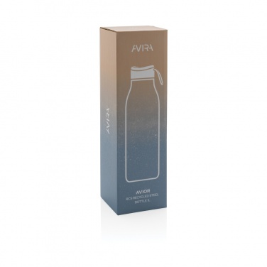 Logo trade promotional gifts picture of: Avira Avior RCS Re-steel bottle 1L