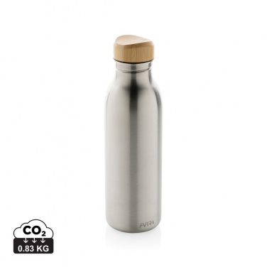 Logo trade promotional giveaway photo of: Avira Alcor RCS Re-steel single wall water bottle 600 ML