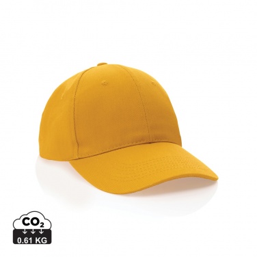 Logo trade advertising products image of: Impact 6 panel 280gr Recycled cotton cap with AWARE™ tracer
