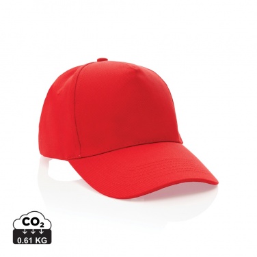 Logo trade promotional giveaways picture of: Impact 5panel 280gr Recycled cotton cap with AWARE™ tracer