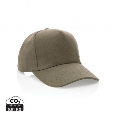 Logo trade promotional items picture of: Impact 5panel 280gr Recycled cotton cap with AWARE™ tracer