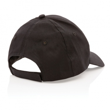 Logo trade business gift photo of: Impact 6 panel 190gr Recycled cotton cap with AWARE™ tracer
