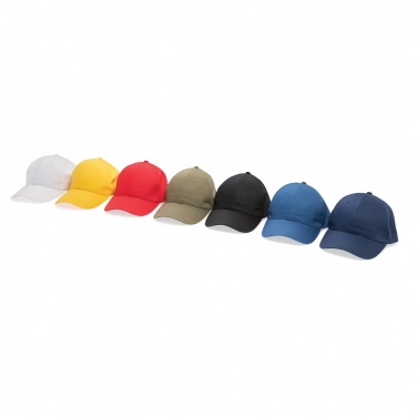 Logo trade corporate gifts picture of: Impact 6 panel 190gr Recycled cotton cap with AWARE™ tracer