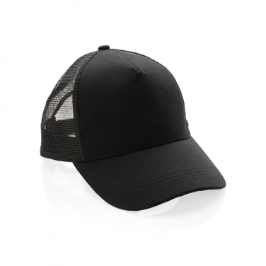Logotrade promotional item picture of: Impact AWARE™ Brushed rcotton 5 panel trucker cap 190gr