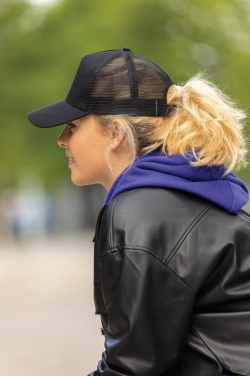 Logo trade promotional gifts picture of: Impact AWARE™ Brushed rcotton 5 panel trucker cap 190gr