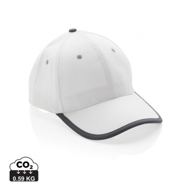 Logotrade promotional merchandise image of: Impact AWARE™ Brushed rcotton 6 panel contrast cap 280gr