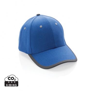 Logotrade promotional merchandise image of: Impact AWARE™ Brushed rcotton 6 panel contrast cap 280gr