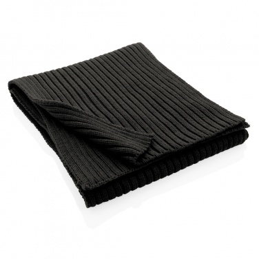 Logo trade promotional giveaways picture of: Impact AWARE™ Polylana® knitted scarf 180 x 25cm