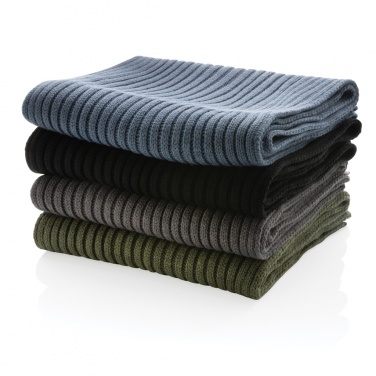 Logotrade promotional product picture of: Impact AWARE™ Polylana® knitted scarf 180 x 25cm