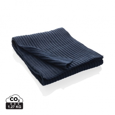 Logo trade business gifts image of: Impact AWARE™ Polylana® knitted scarf 180 x 25cm