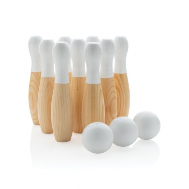 Logotrade corporate gift picture of: Wooden skittles set