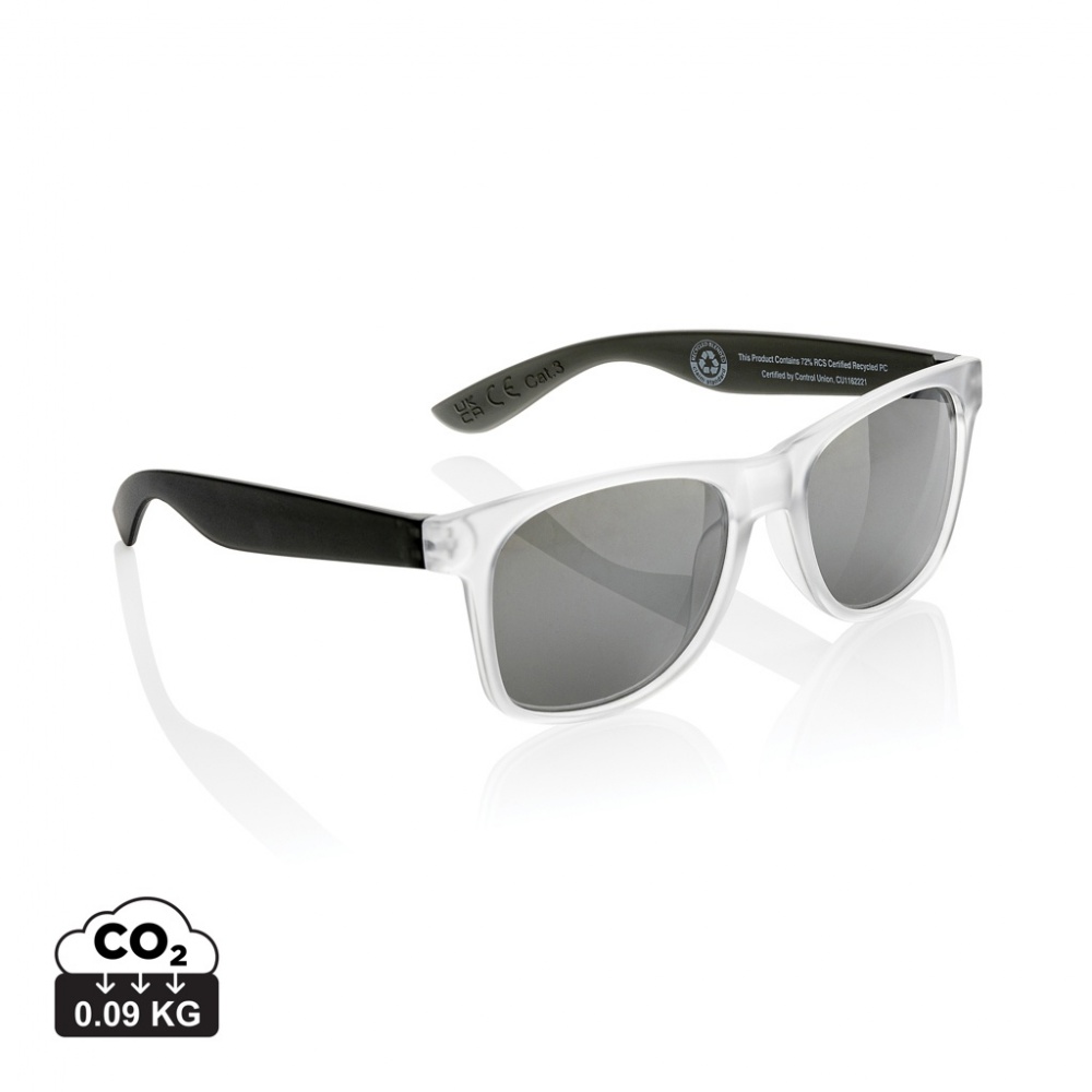 Logotrade promotional product image of: Gleam RCS recycled PC mirror lens sunglasses