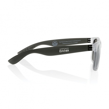 Logo trade advertising products image of: Gleam RCS recycled PC mirror lens sunglasses