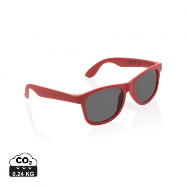 Logo trade corporate gifts image of: RCS recycled PP plastic sunglasses