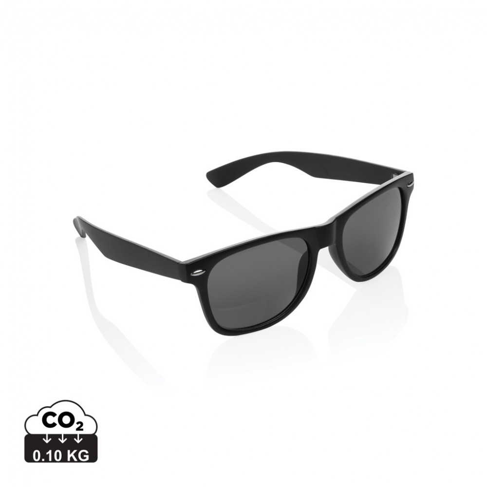 Logo trade advertising products image of: GRS recycled PC plastic sunglasses