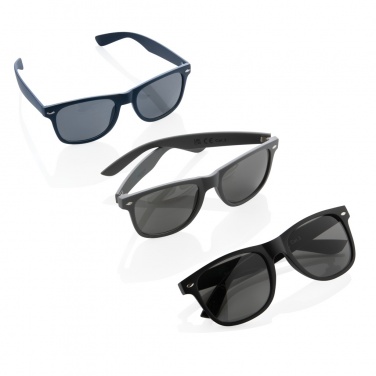 Logo trade promotional giveaways image of: GRS recycled PC plastic sunglasses