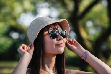 Logotrade advertising product image of: Bamboo and RCS recycled plastic sunglasses