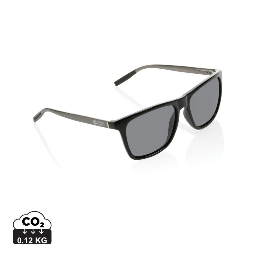 Logotrade advertising product image of: Swiss Peak RCS rplastic polarised sunglasses