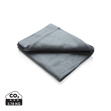 Logo trade corporate gifts picture of: Fleece blanket in pouch