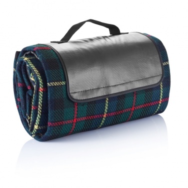 Logo trade promotional merchandise picture of: Tartan picnic blanket