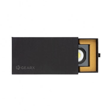 Logo trade promotional giveaways image of: Gear X RCS recycled plastic USB pocket work light 260 lumen