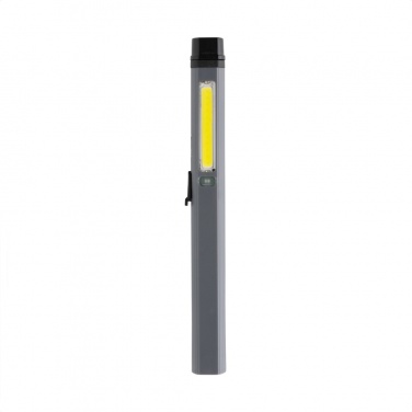 Logotrade promotional gift image of: Gear X RCS recycled plastic USB rechargeable pen light