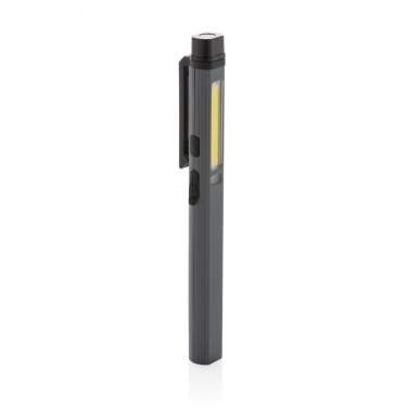 Logo trade business gift photo of: Gear X RCS recycled plastic USB rechargeable pen light