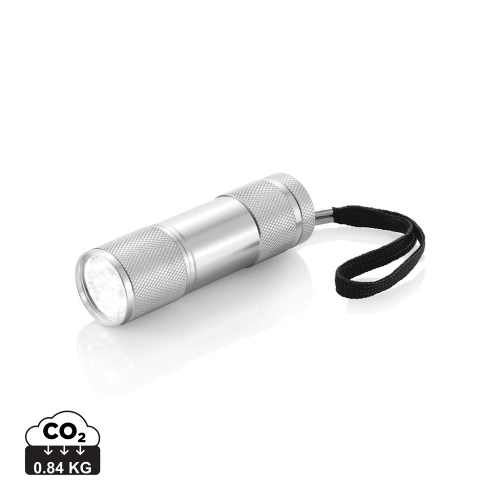 Logo trade promotional products image of: Quattro aluminium torch