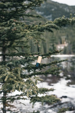 Logo trade promotional products picture of: Bamboo and RCS certfied recycled plastic torch