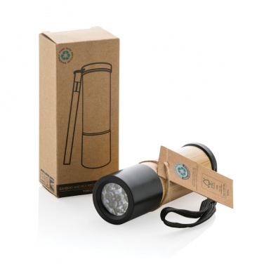 Logotrade promotional merchandise picture of: Bamboo and RCS certfied recycled plastic torch