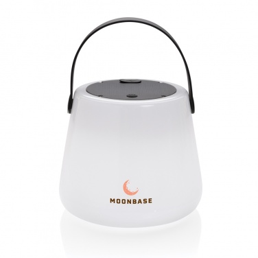Logo trade promotional giveaway photo of: SolarGlow RCS recycled ABS USB-rechargeable outdoor light