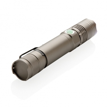 Logo trade promotional gifts picture of: Rechargeable 3W flashlight