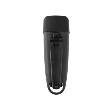 Logo trade promotional giveaways image of: Lightwave RCS rplastic USB-rechargeable torch with crank
