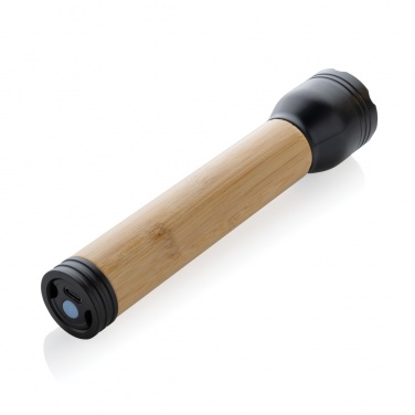 Logotrade promotional gifts photo of: Lucid 5W RCS certified recycled plastic & bamboo torch