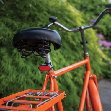 Logo trade promotional items image of: Lumino RCS recycled plastic USB re-chargeable bike light set