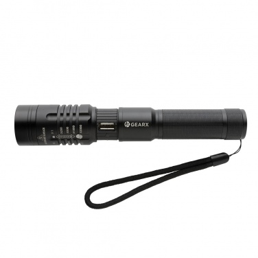 Logotrade promotional gift picture of: Gear X USB re-chargeable torch