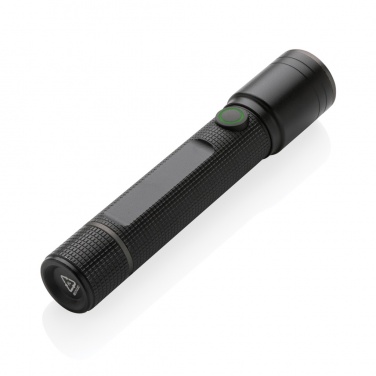 Logo trade advertising products picture of: Gear X RCS recycled aluminum USB-rechargeable torch