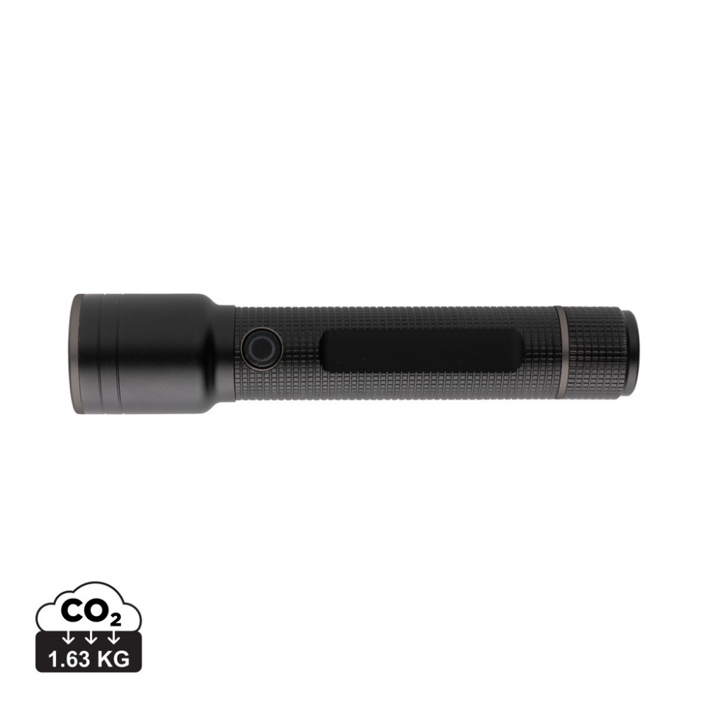 Logotrade corporate gift image of: Gear X RCS recycled aluminum USB-rechargeable torch large