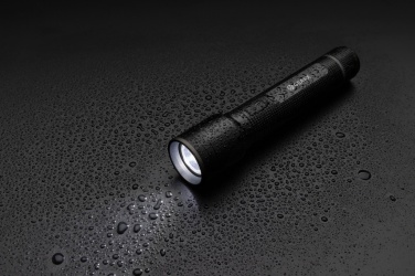 Logo trade promotional giveaway photo of: Gear X RCS recycled aluminum USB-rechargeable torch large