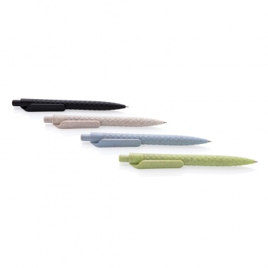 Logo trade promotional giveaways picture of: Wheat straw pen