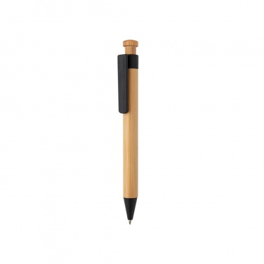 Logotrade promotional merchandise photo of: Bamboo pen with wheatstraw clip