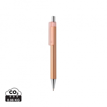 Logo trade advertising products image of: X8 metallic pen