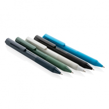 Logo trade promotional product photo of: X9 solid pen with silicone grip
